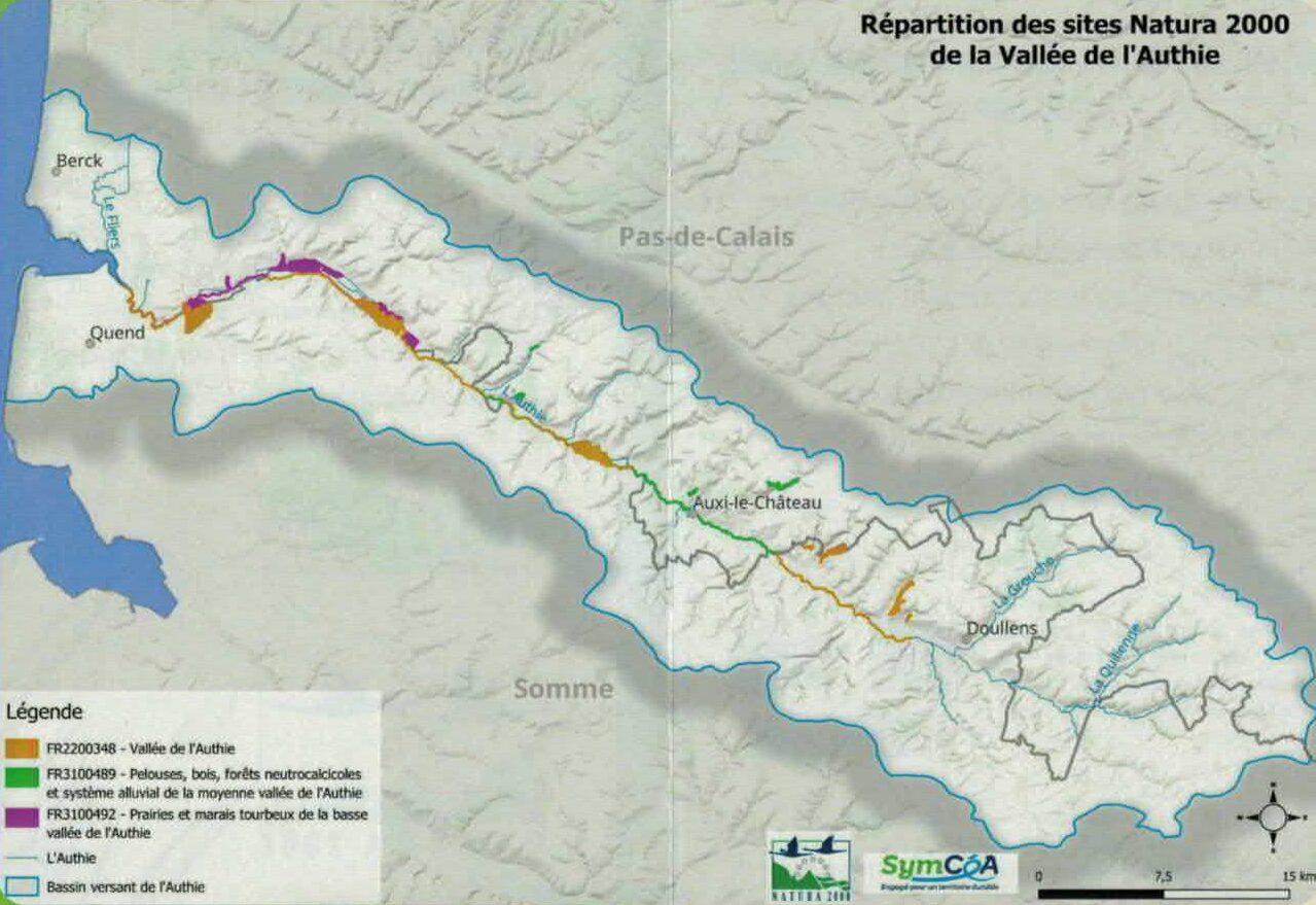 Vallée de l&rsquo;Authie, territoire Natura 2000
